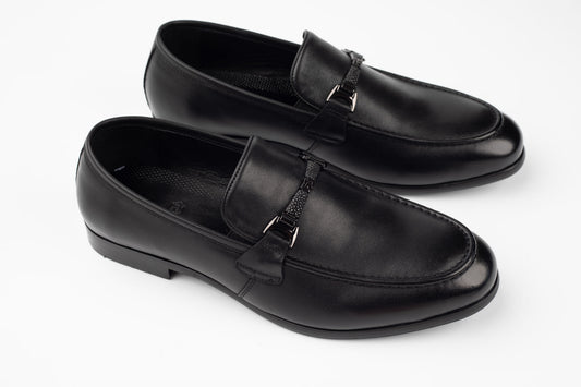 Pantofi bărbați piele naturală JOHAN 8122-22 Negru