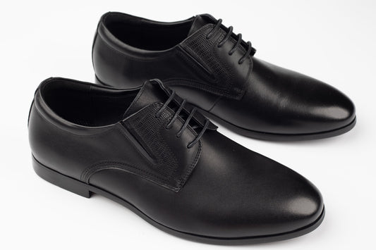 Pantofi bărbați piele naturală JOHAN 8209 Negru