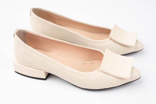 Pantofi damă piele naturală DOGATI 1131 crem