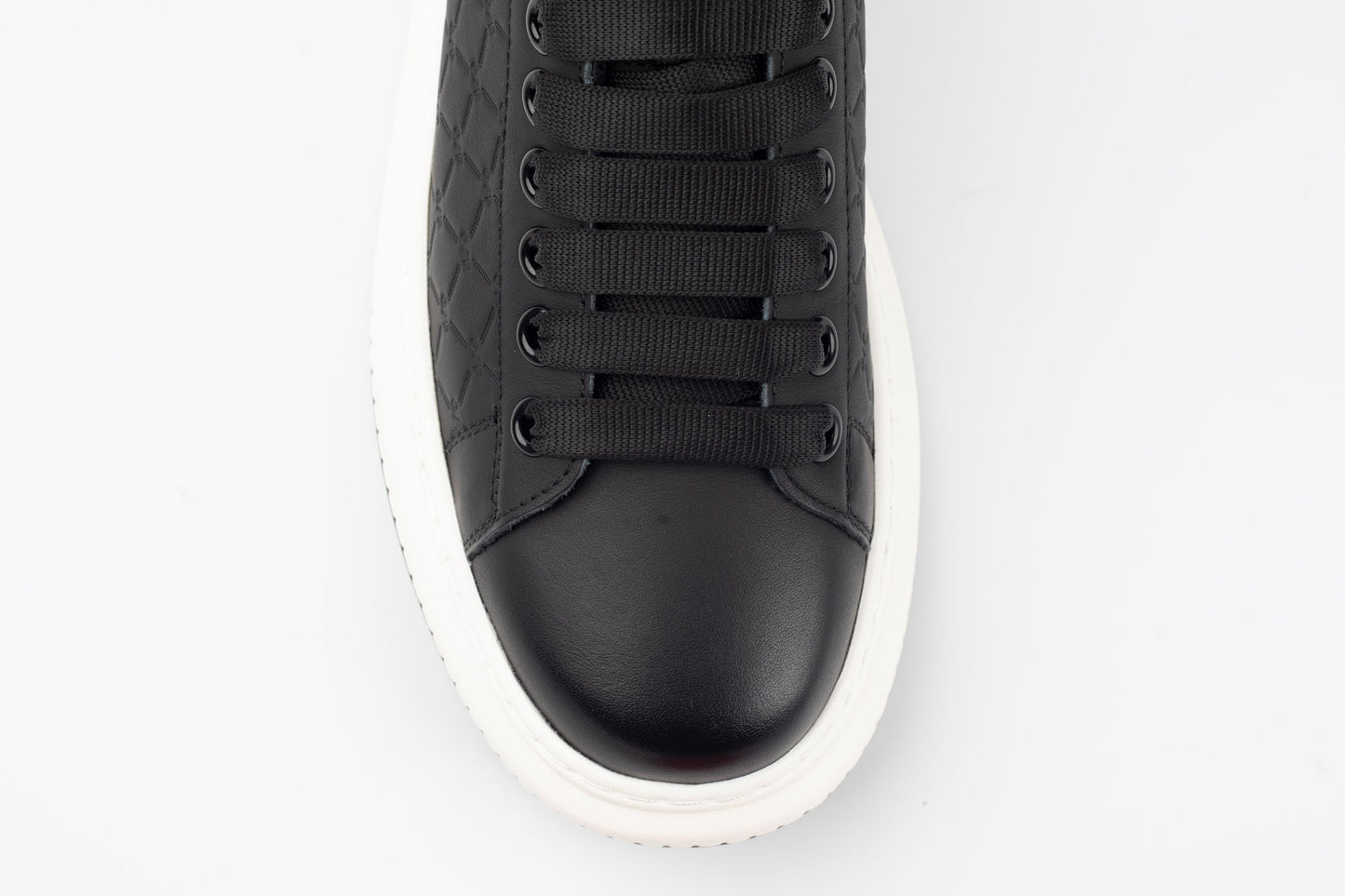 Pantofi barbati casual FRANCO GERARDO 5301 Negru+alb