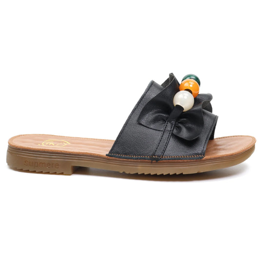 Women's genuine leather flip-flops FORMAZIONE 6209 N