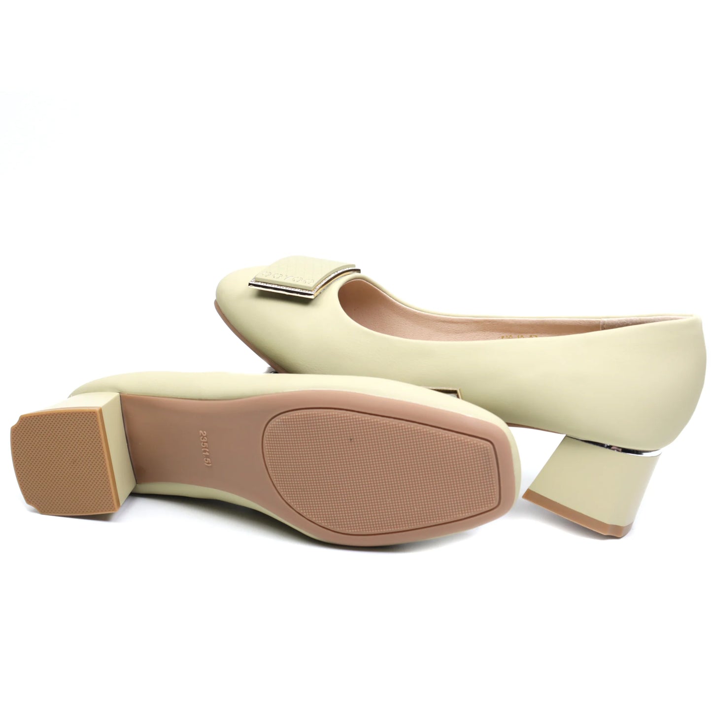 Women's genuine leather shoes FORMAZIONE 508-13 Green