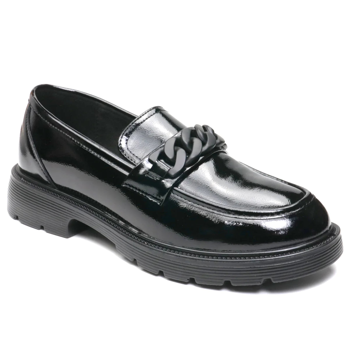Women's shoes, natural patent leather FORMAZIONE 220139 N lacquer