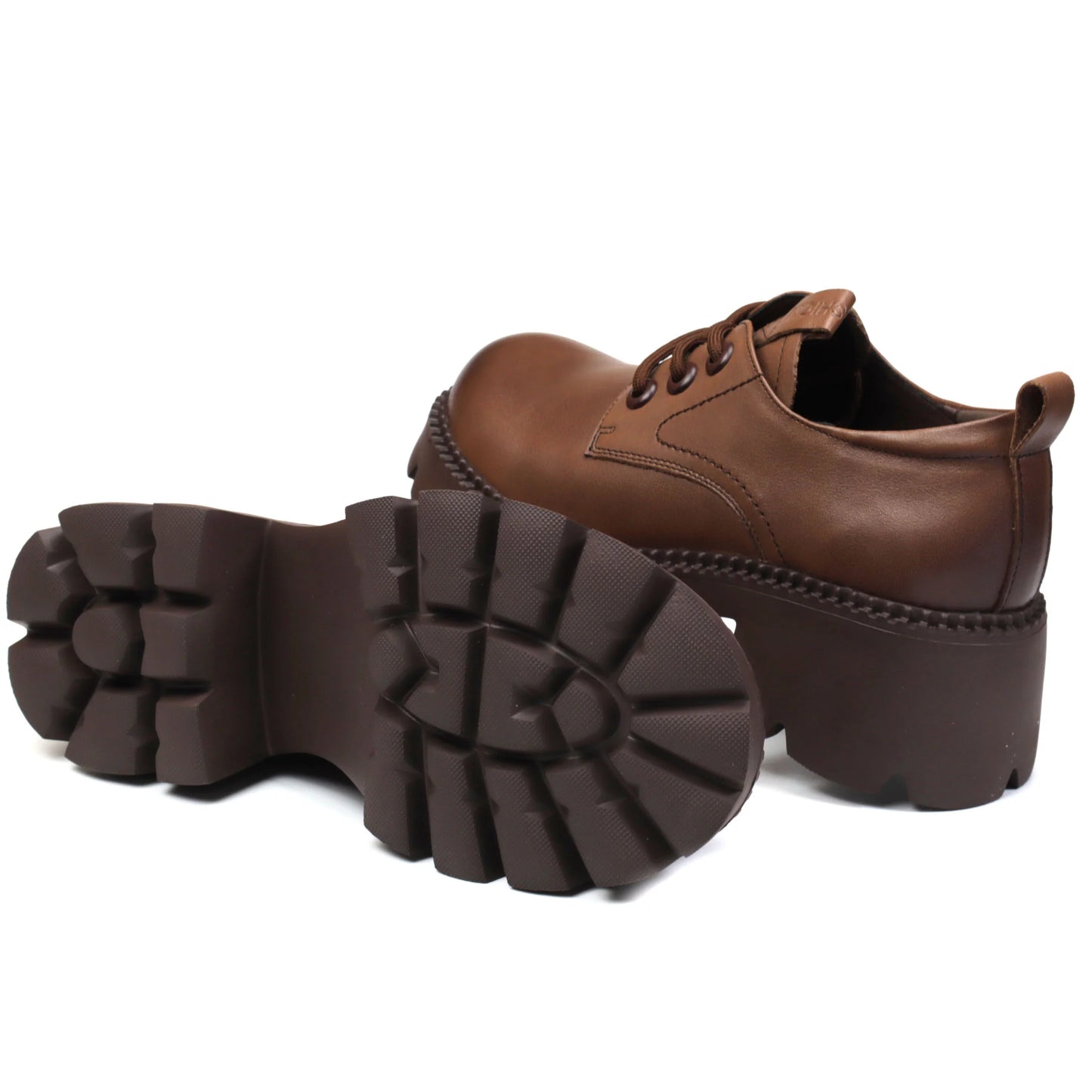 Women's genuine leather shoes FORMAZIONE 66922 Brown