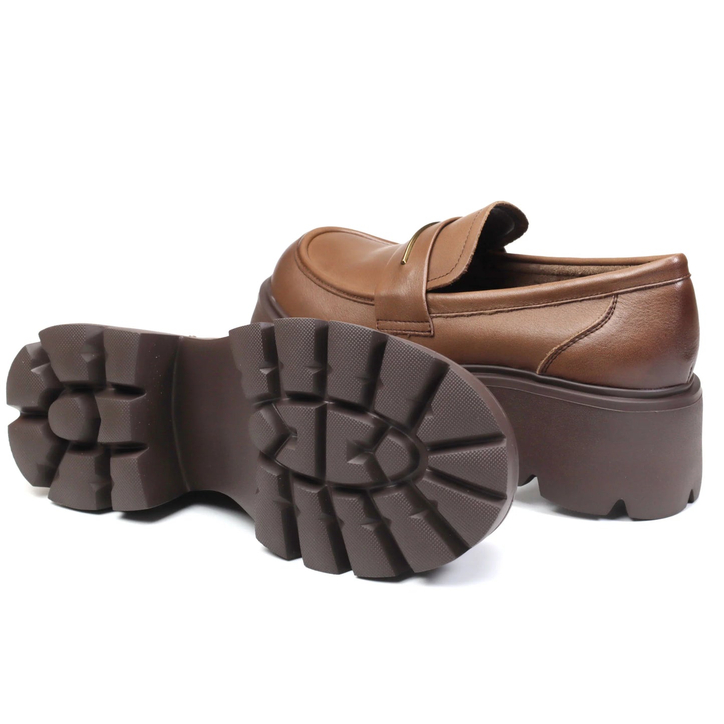 Women's genuine leather shoes FORMAZIONE 66319 Brown