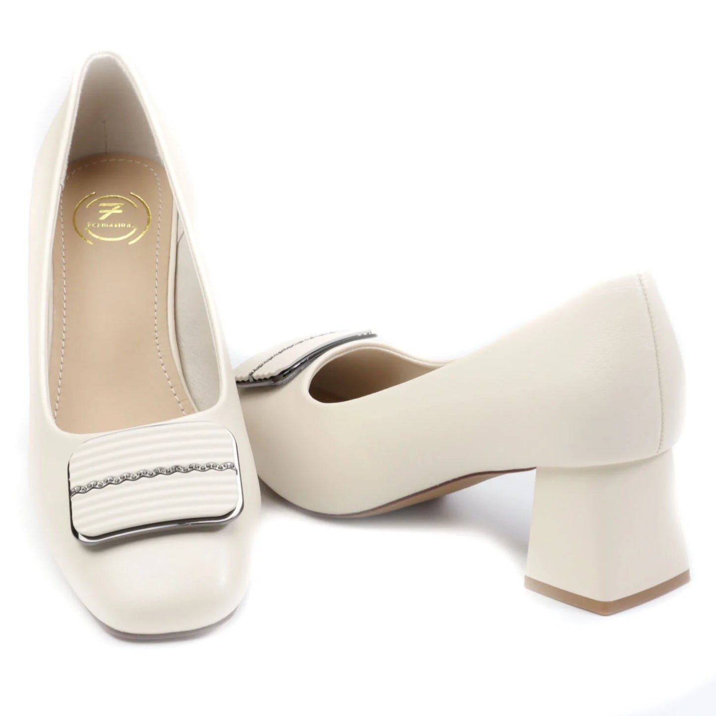 Pantofi dama eleganti piele naturala FORMAZIONE 2377-2 Crem
