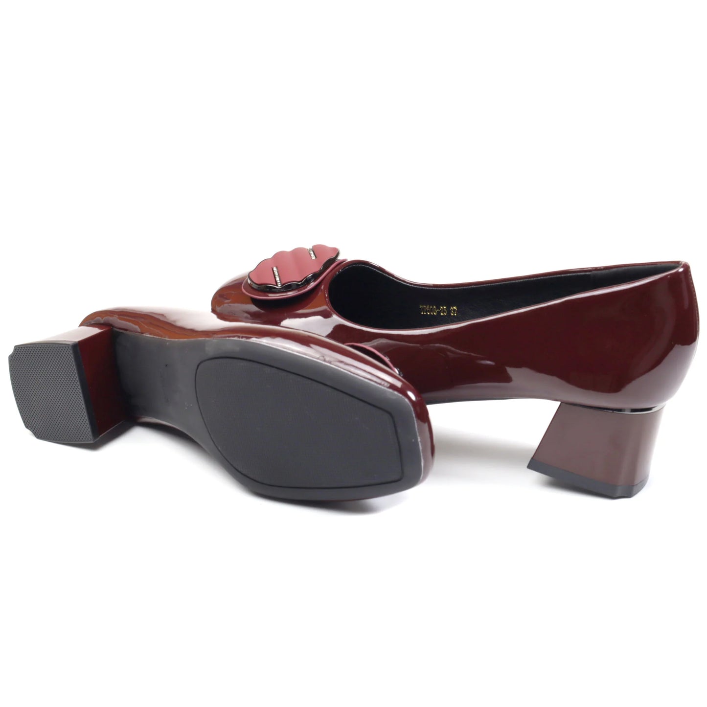 Pantofi dama piele naturala FORMAZIONE 508-25 Bordo lac