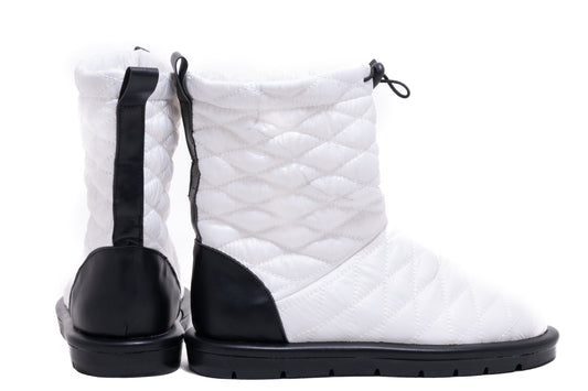 Women's casual textile boots LONDON 5161-22 white