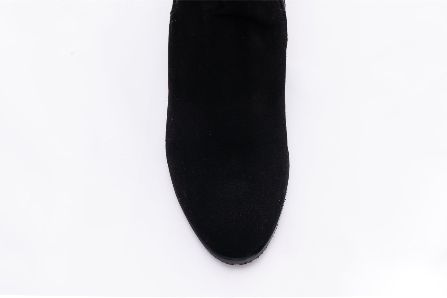 Cizme dama elegante piele naturala FASCINO 1828 negru velur