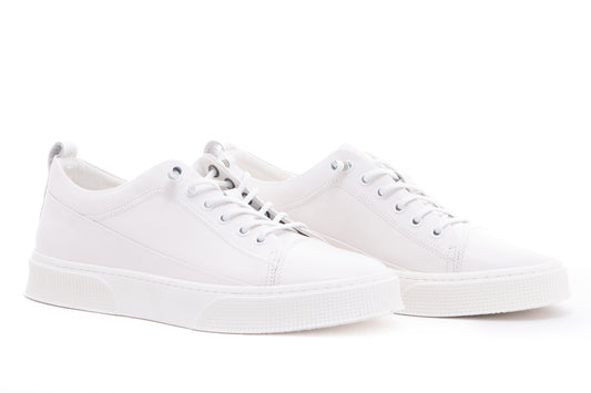 Men's casual shoes natural leather FRANCO GERARDO 130 white