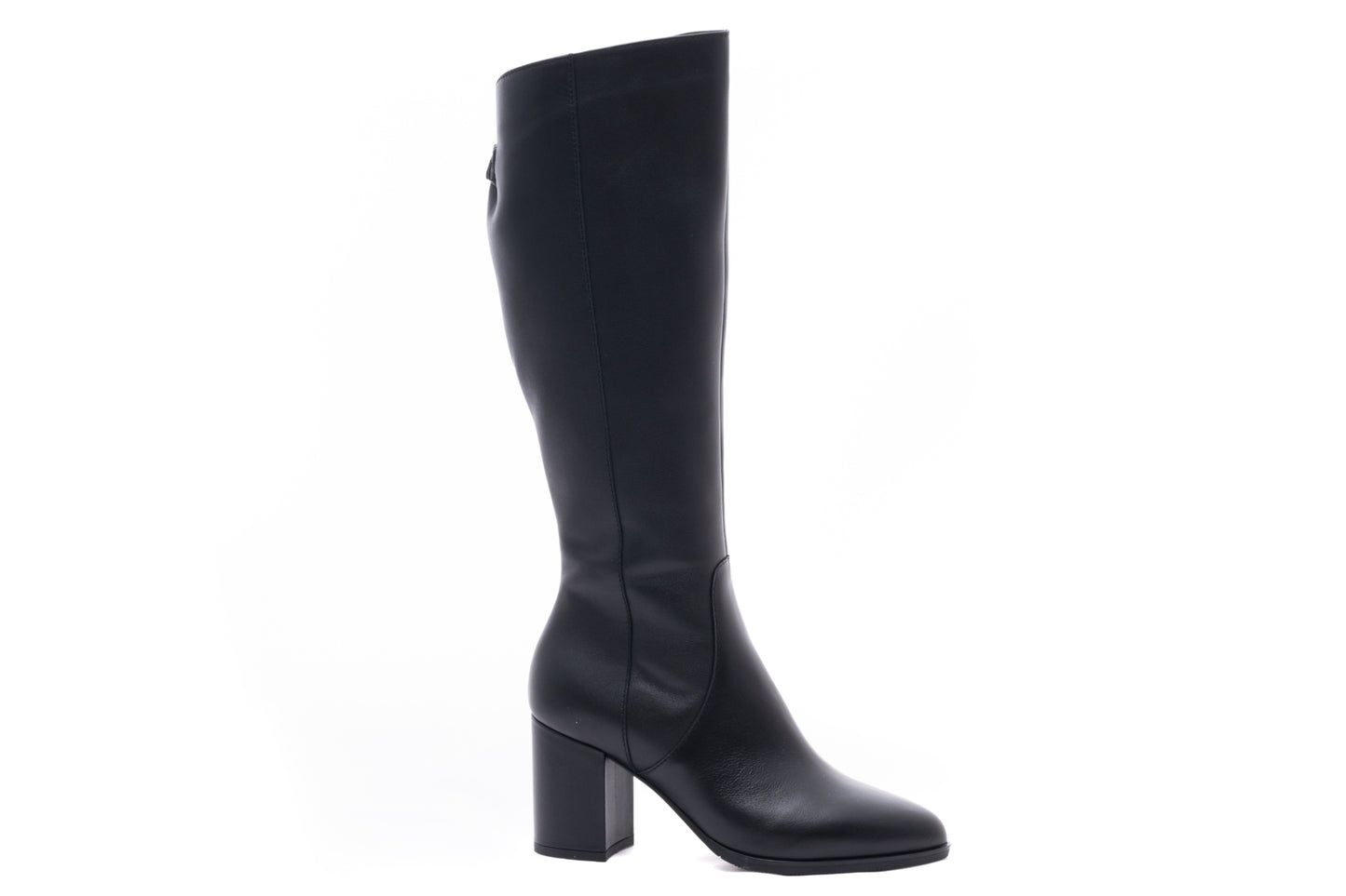 Cizme dama elegante piele naturala SALA 9366 negru box