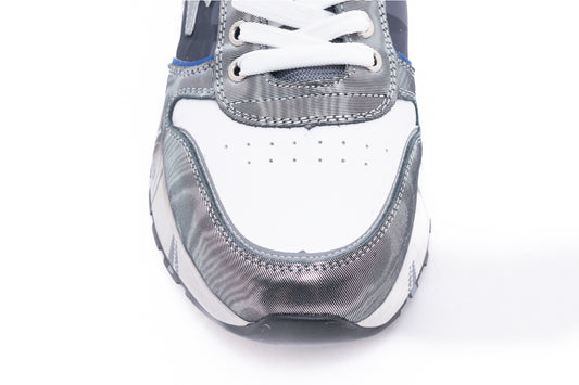 Men's casual shoes made of genuine leather FRANCO GERARDO 9010 grey