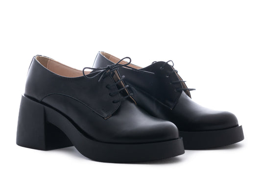 Pantofi dama casual piele naturala PERLA 903 negru box