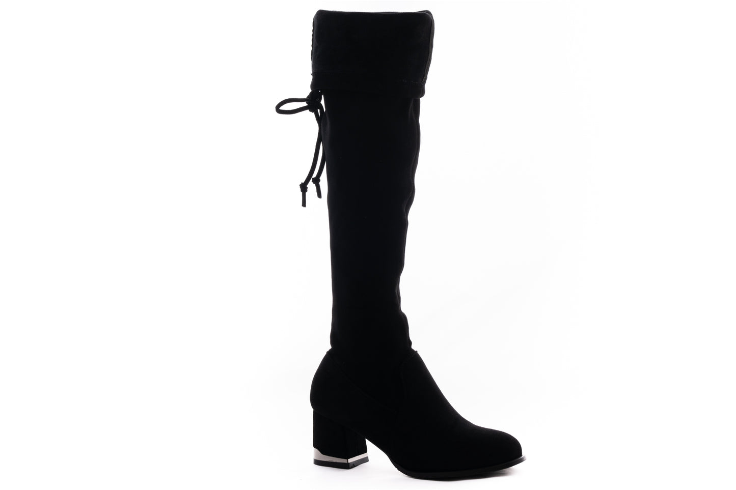 Cizme dama elegante piele naturala FORMAZIONE 536 negru velur
