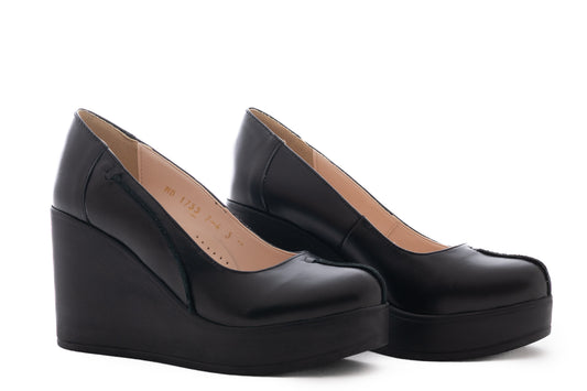 Pantofi dama casual piele naturala PERLA 1733 negru box