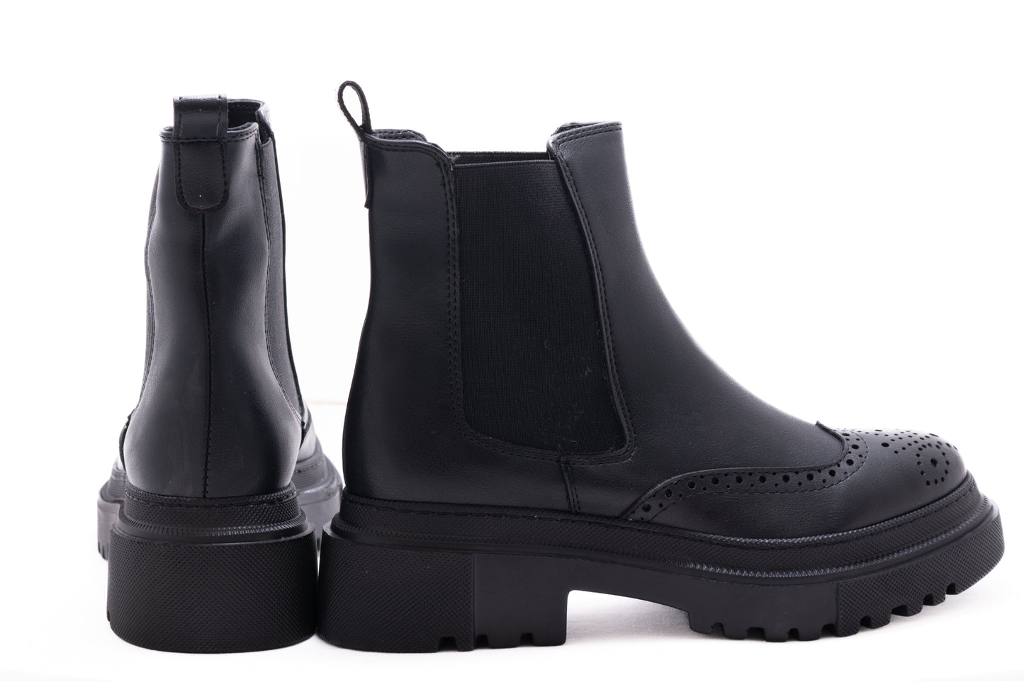 Women's casual boots in eco-leather LONDON 2129-19 black box