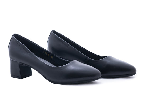Elegant women's shoes made of genuine leather FORMAZIONE 655 black