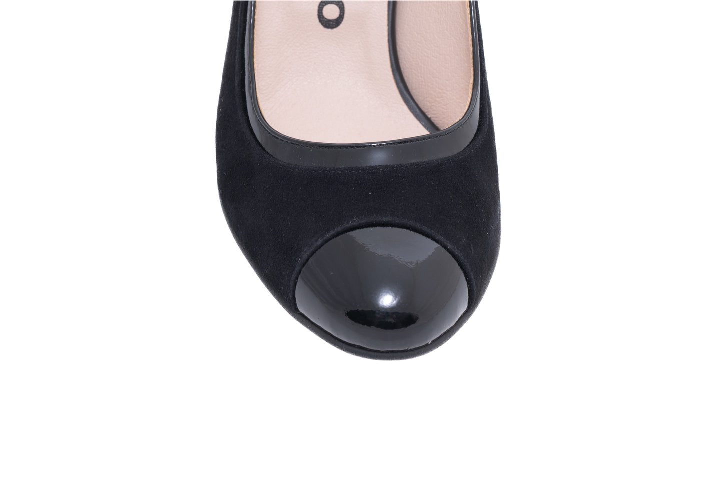 Pantofi dama eleganti piele naturala ANTONIO 736 negru velur lac