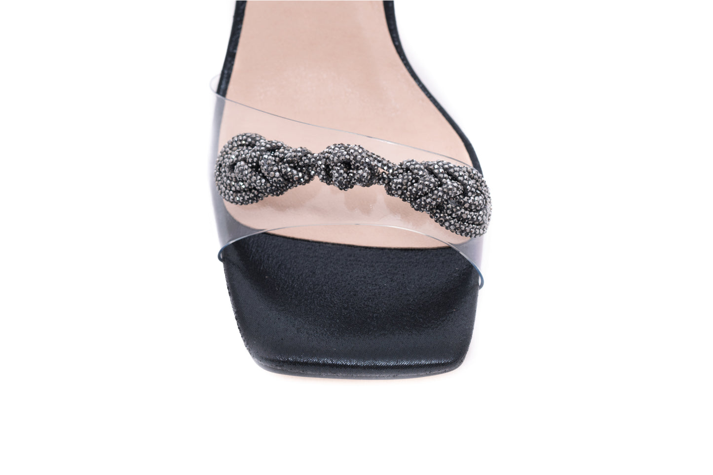 Elegant women's sandals made of eco-leather MENBUR 825 black