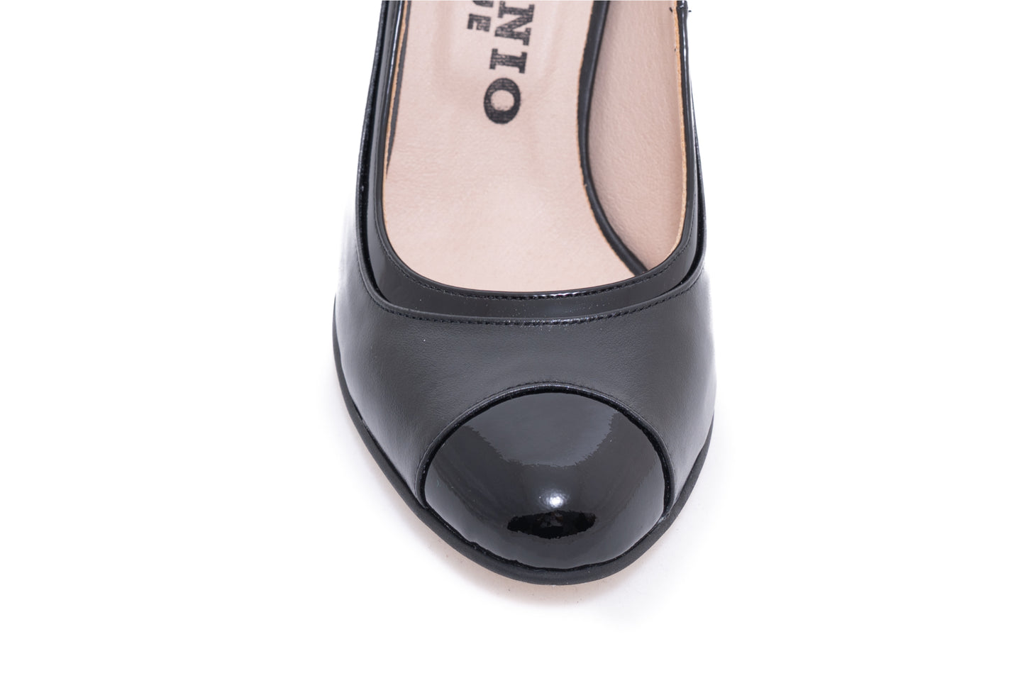Pantofi dama eleganti piele naturala ANTONIO 736 negru box lac