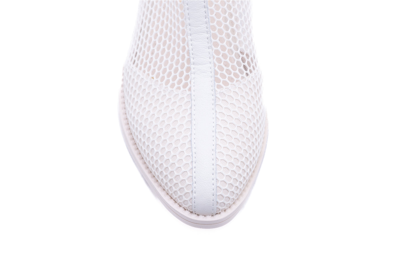 Women's casual boots, natural leather FORMAZIONE 037 white