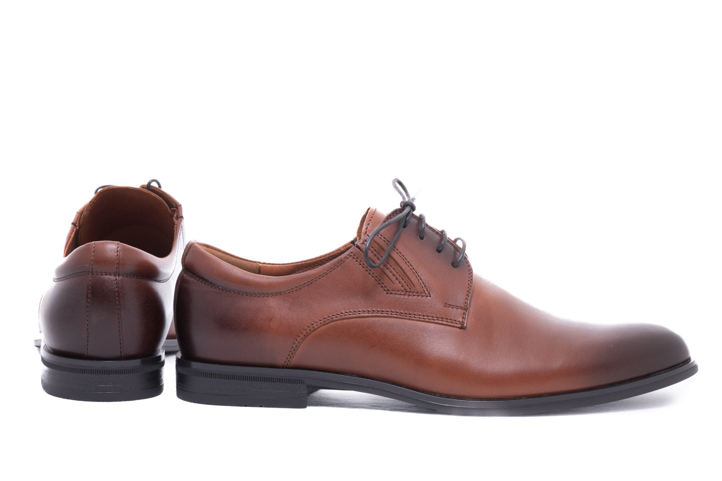 Pantofi barbati eleganti piele naturala 6845 coniac
