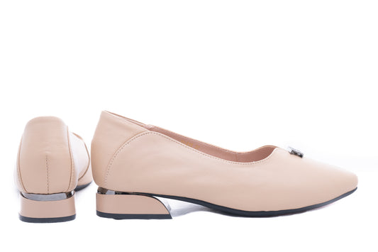 Pantofi dama eleganti piele naturala FORMAZIONE 11-211 apricot