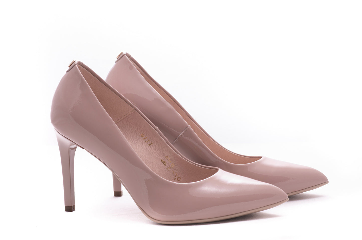 Pantofi dama eleganti piele naturala SALA 9111 lac nude