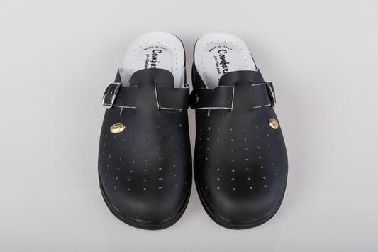 Saboti dama piele naturala 19 negru