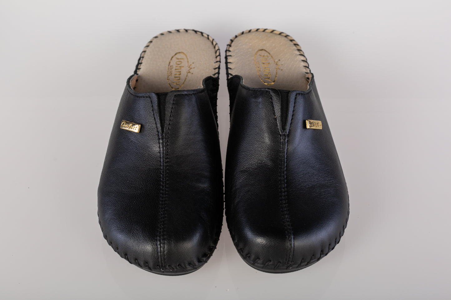 Saboti dama piele naturala JOHNY 70598-30 negru
