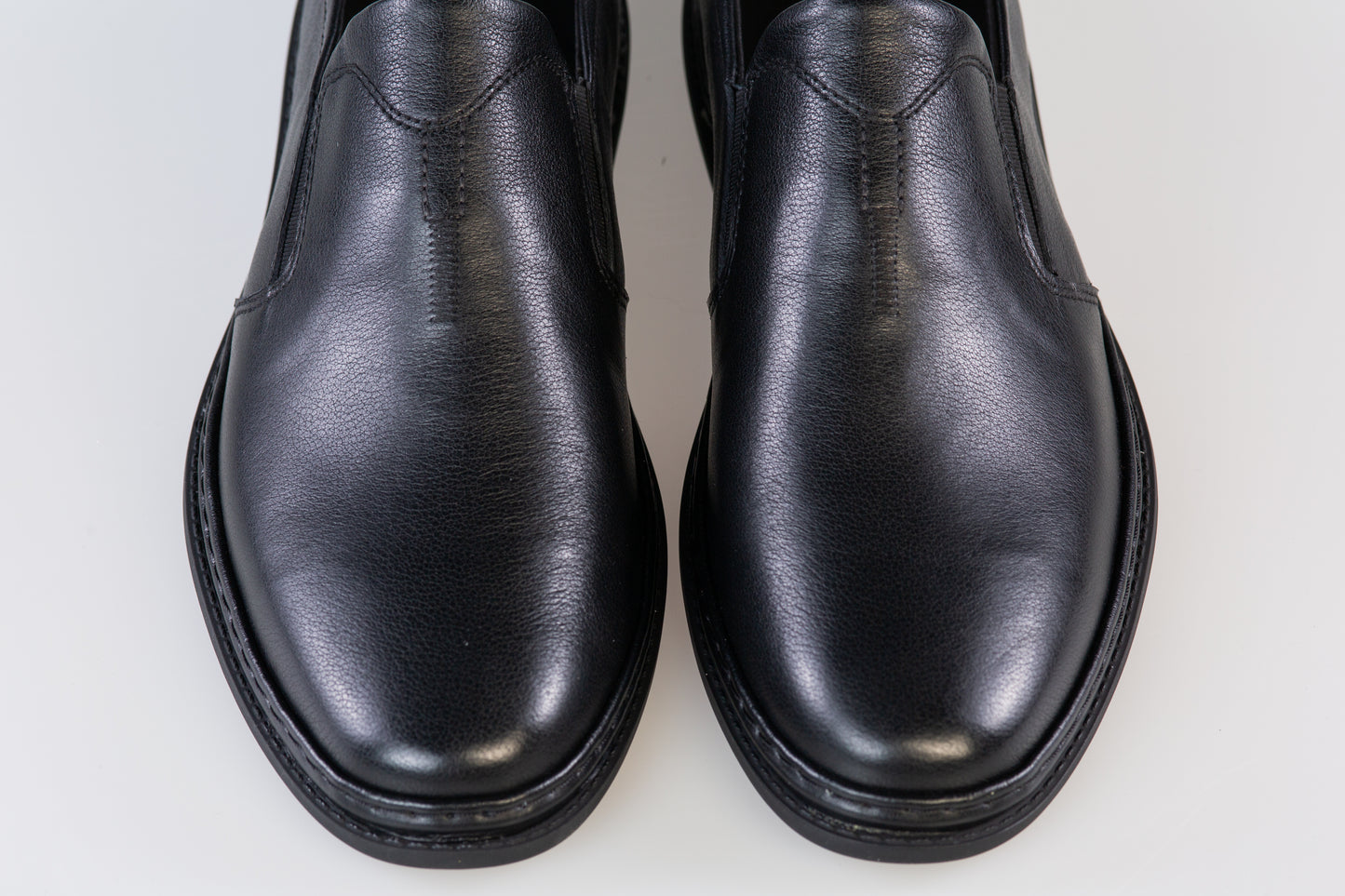 Men's casual shoes made of genuine leather MELS 60803 black