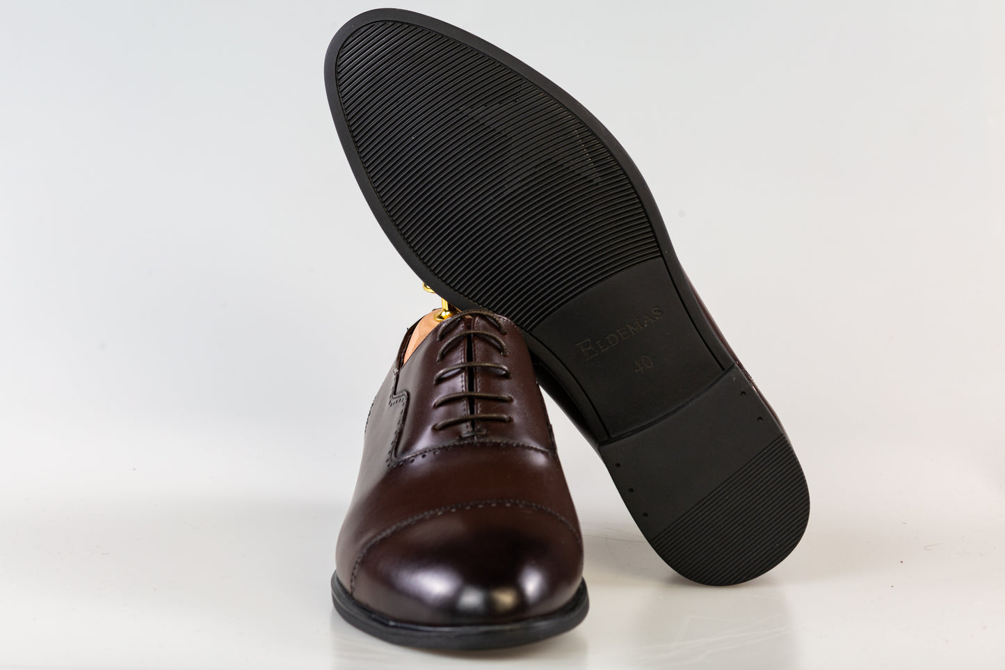 Pantofi barbati eleganti piele naturala ELDEMAS 066-023 cofe