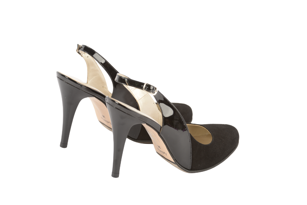 Pantofi dama eleganti piele naturala ANTONIO 21721 negru lac