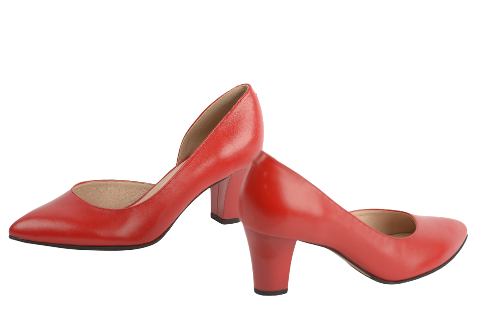 Pantofi dama eleganti piele naturala ANTONIO 2462 rosu
