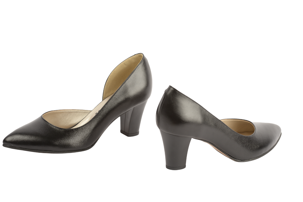 Pantofi dama eleganti piele naturala ANTONIO 2462 negru box