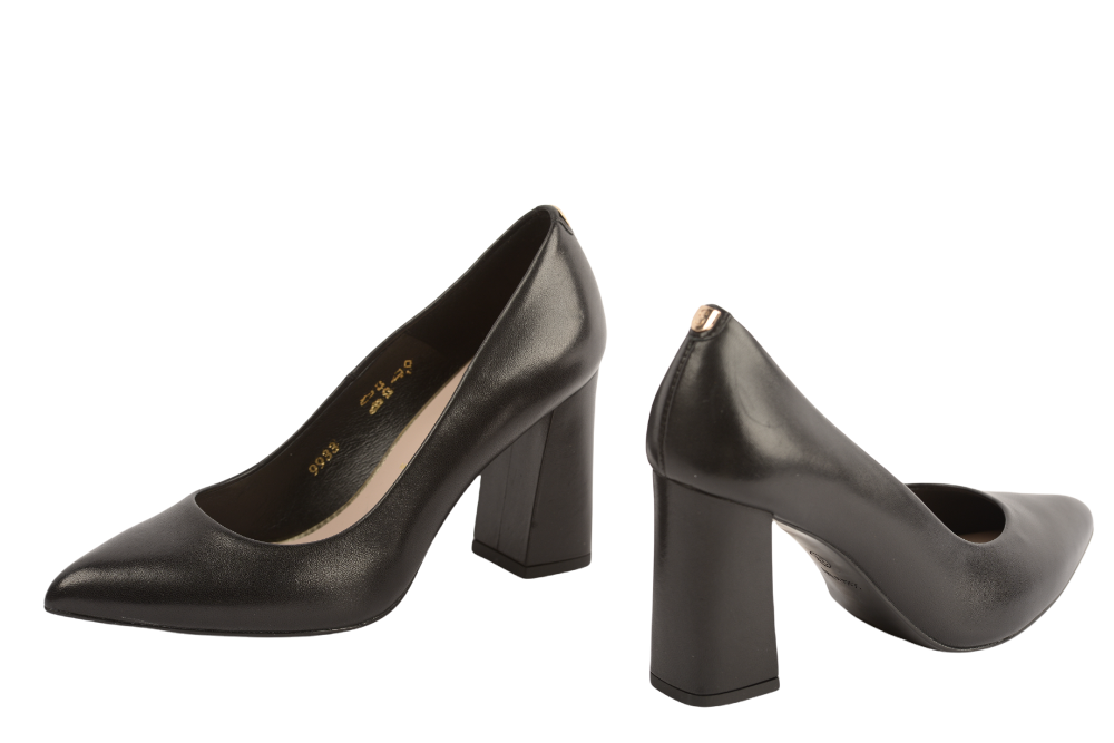 Pantofi dama eleganti piele naturala SALA 9933 negru box