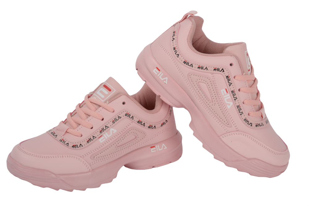 Pantofi fete piele ecologica F16 roz