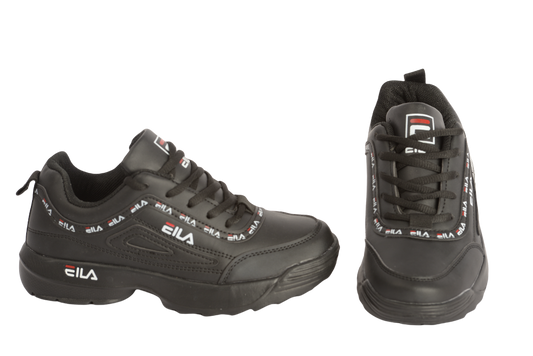 Pantofi fete piele ecologica F16 negru