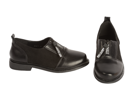 Pantofi fete piele ecologica 883 negru