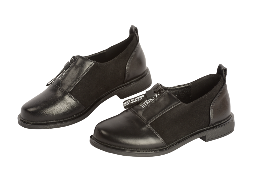 Pantofi fete piele ecologica 883 negru