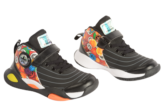 Adidasi baieti piele ecologica 228 negru color