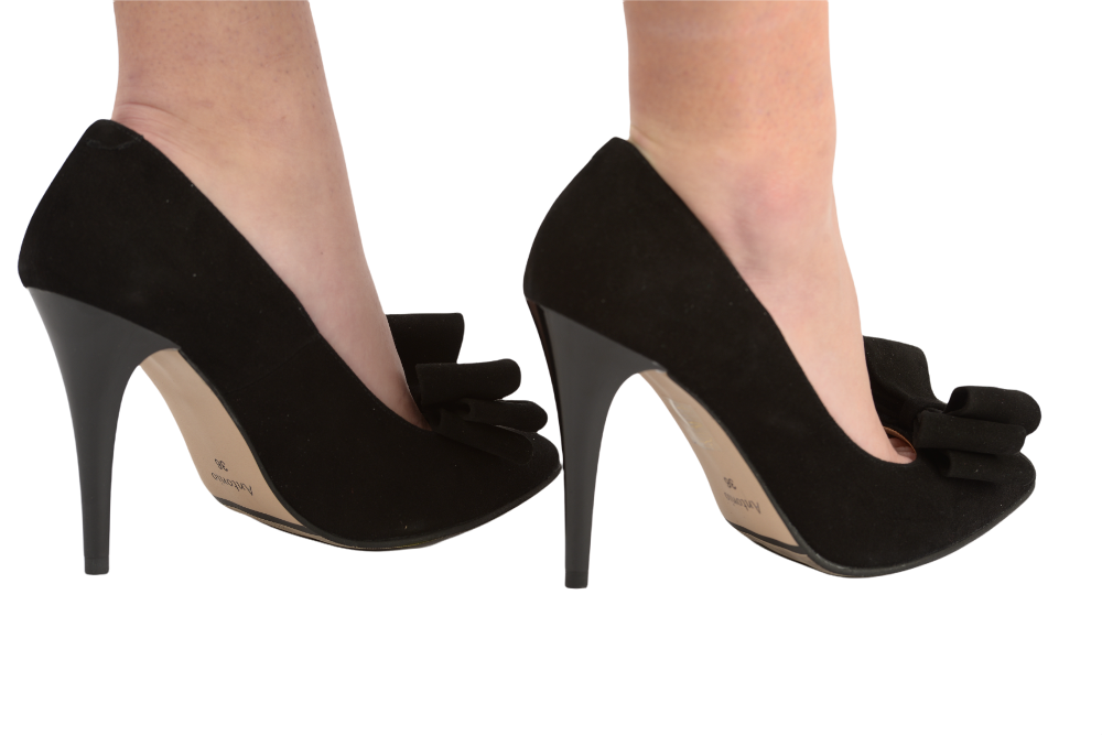 Pantofi dama eleganti piele naturala ANTONIO 311 negru velur