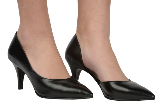 Elegant women's shoes made of genuine leather NINA OCCHINI 62 black box