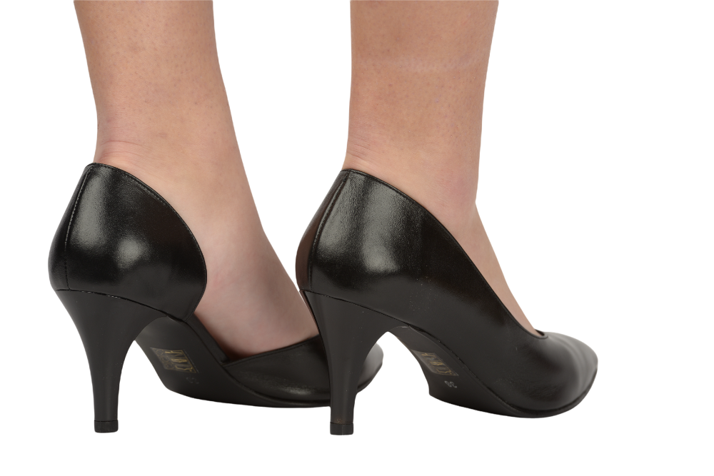 Pantofi dama eleganti piele naturala NINA OCCHINI 62 negru box