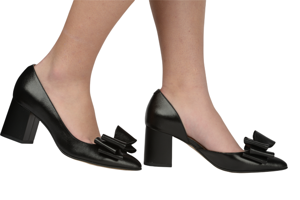Pantofi dama eleganti piele naturala ANTONIO 4462 negru box
