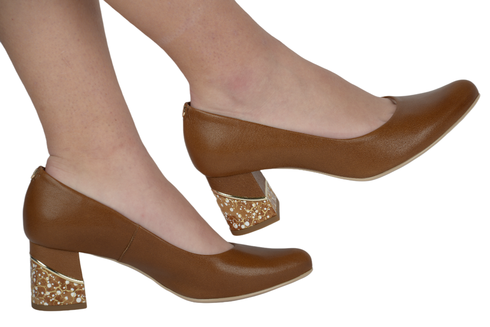 Pantofi dama eleganti piele naturala SALA 9931 maro