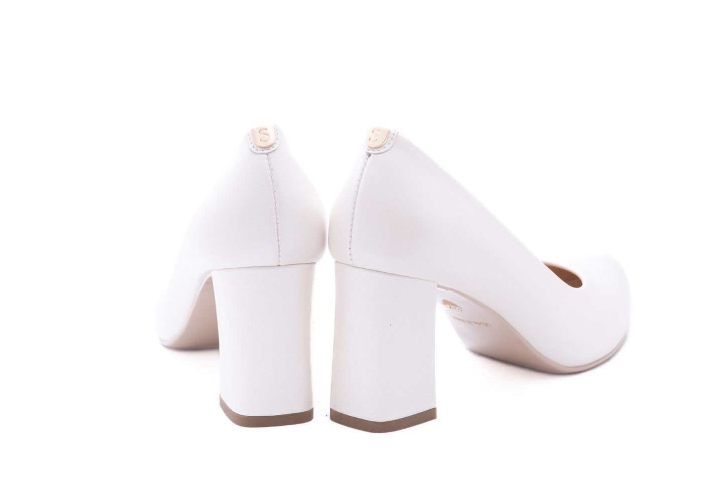 Pantofi dama eleganti piele naturala SALA 20216 Alb sidefat