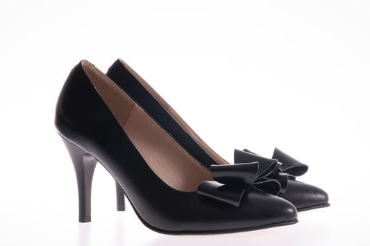 Elegant women's shoes made of genuine leather ANTONIO T299-1 black box
