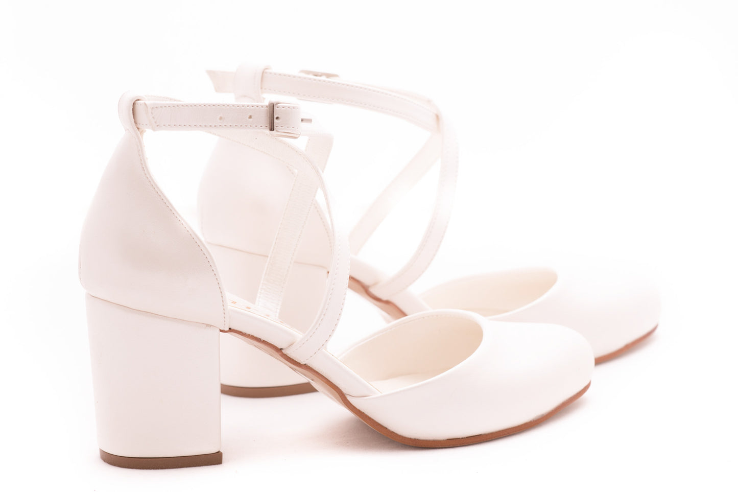 Pantofi mireasa Karin 81 alb mat