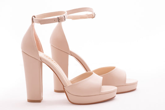 Women's sandals KARIN 6393 satin cream